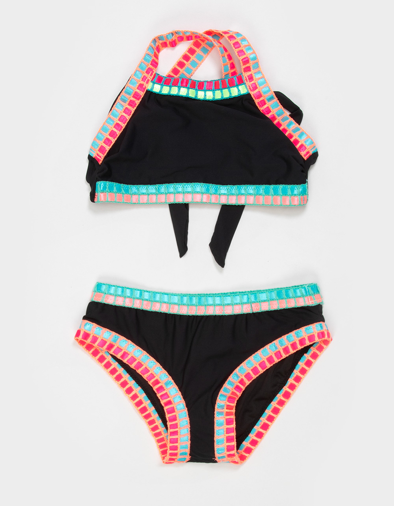 BEACH LINGO Girls Bralette Bikini Set image number 0