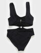 RSQ Girls Elle Textured Ring One Piece Swimsuit image number 2