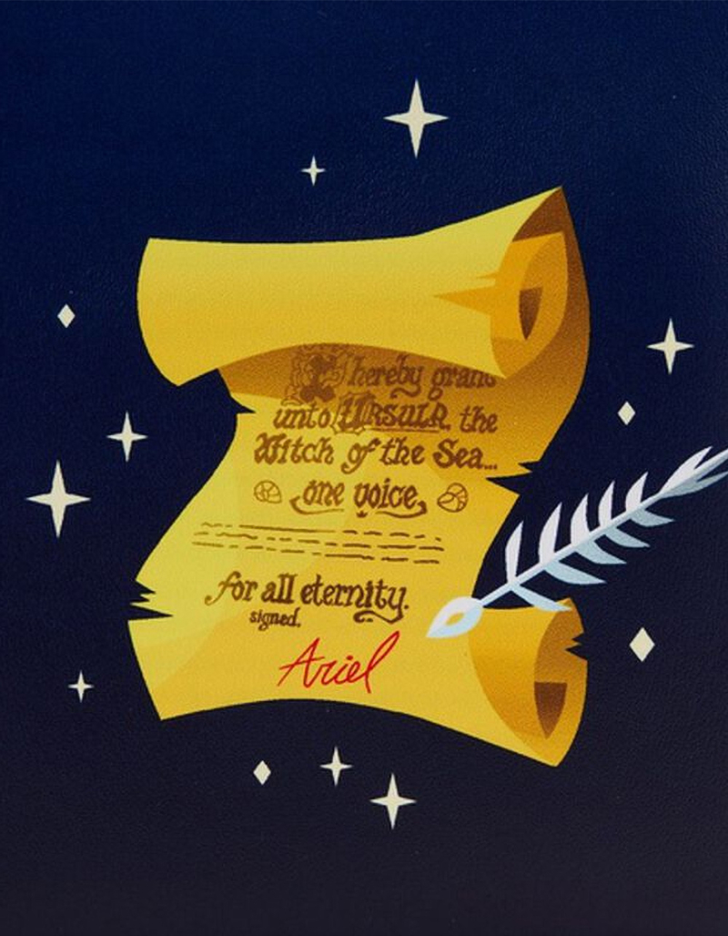 LOUNGEFLY x Disney The Little Mermaid Ursula Lair Glow Mini Backpack image number 4