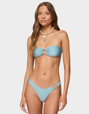 EDIKTED Mesa Metal Ring Bandeau Bikini Top Primary Image
