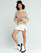 FREE PEOPLE Mock Neck Womens Tan Sweater image number 4