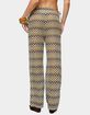EDIKTED Mindee Zigzag Crochet Pants image number 3
