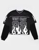 RSQ Mens Mesh Long Sleeve 2fer Boxy Jersey image number 1