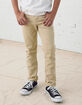 RSQ Boys Super Skinny Tan Twill Pants image number 2