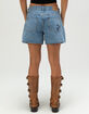 RSQ Womens Star Low Rise Baggy Midi Shorts image number 5
