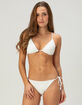 SALTY CREW Shell Ya Textured Tie Side Bikini Bottoms image number 1