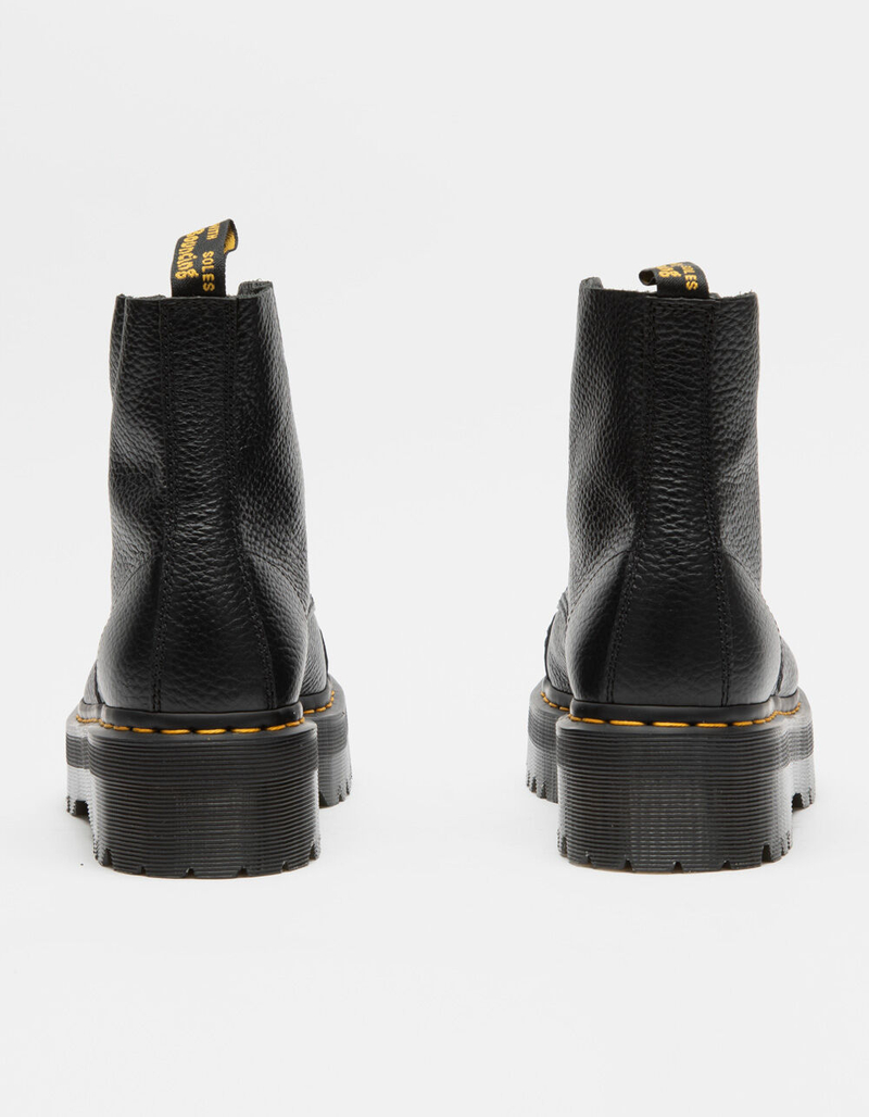 DR. MARTENS Sinclair Leather Womens Black Platform Boots image number 3