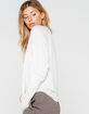 THREAD & SUPPLY Reed Womens Heather Gray Sweatshirt image number 2