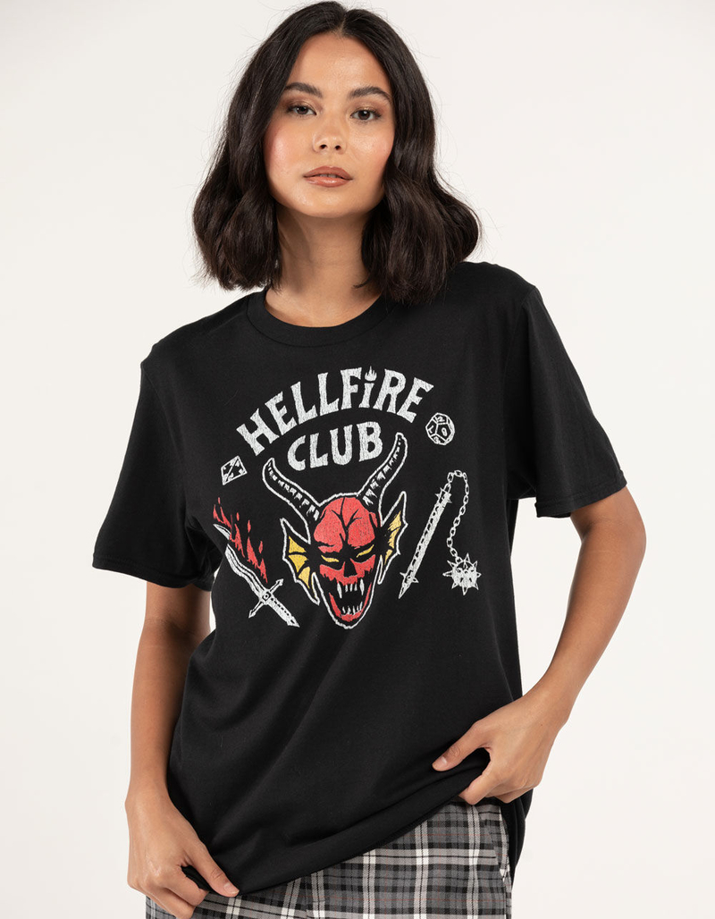 STRANGER THINGS Hellfire Cut Unisex Tee image number 2