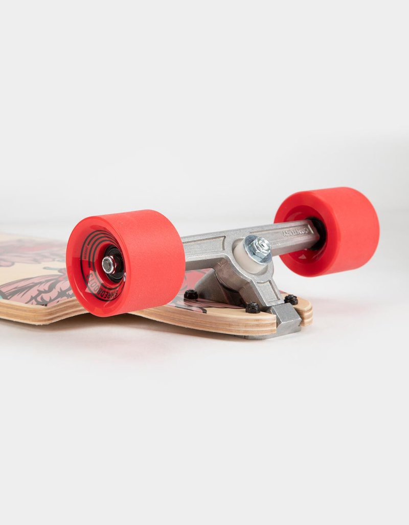GOLDCOAST Killer Koi 36" Drop Through Longboard Skateboard image number 2