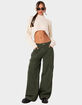 EDIKTED Ember Denim Cargo Pants image number 2