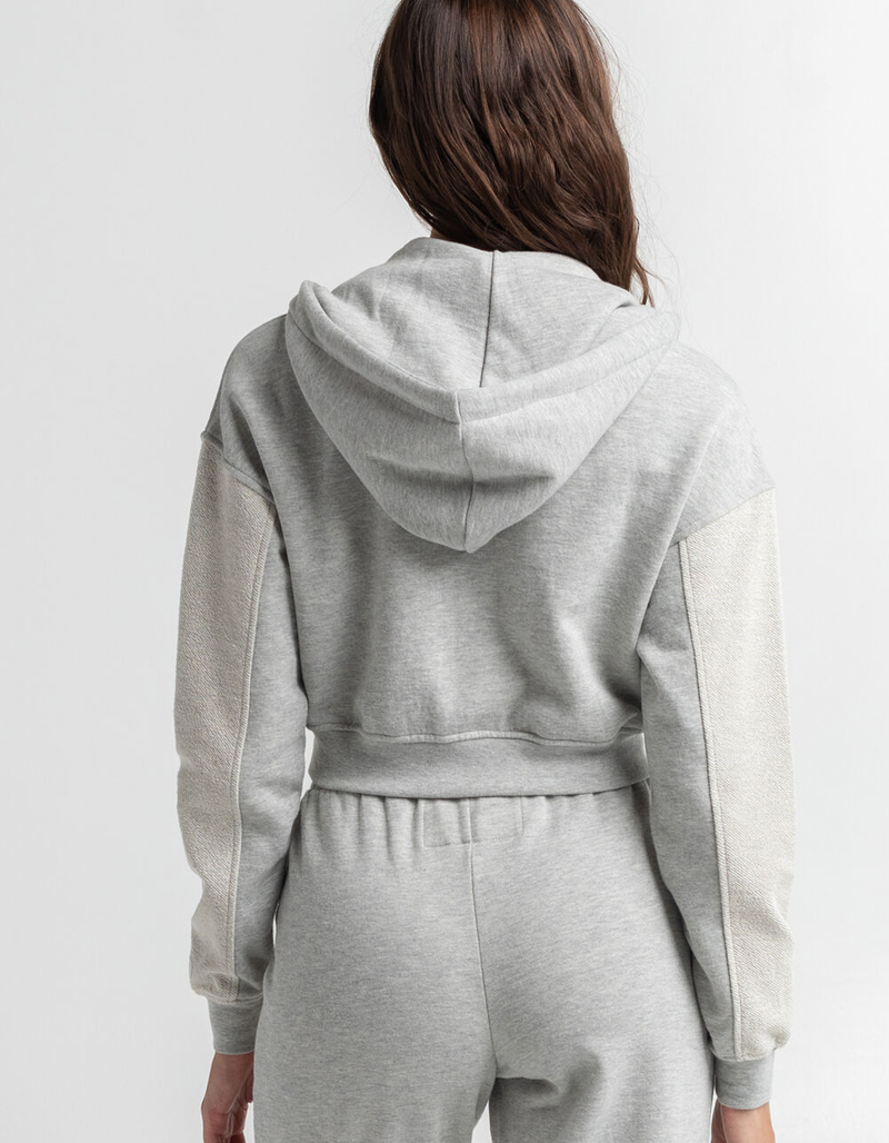 RSQ Womens Cropped Zip Up Hoodie image number 3