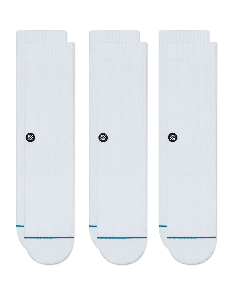 STANCE 3 Pack Prime Mens Crew Socks image number 1