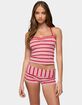 EDIKTED Lorenza Striped Halter Top image number 1