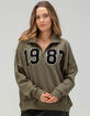 NOISY MAY Alden Womens Quarter Zip Sweatshirt image number 1
