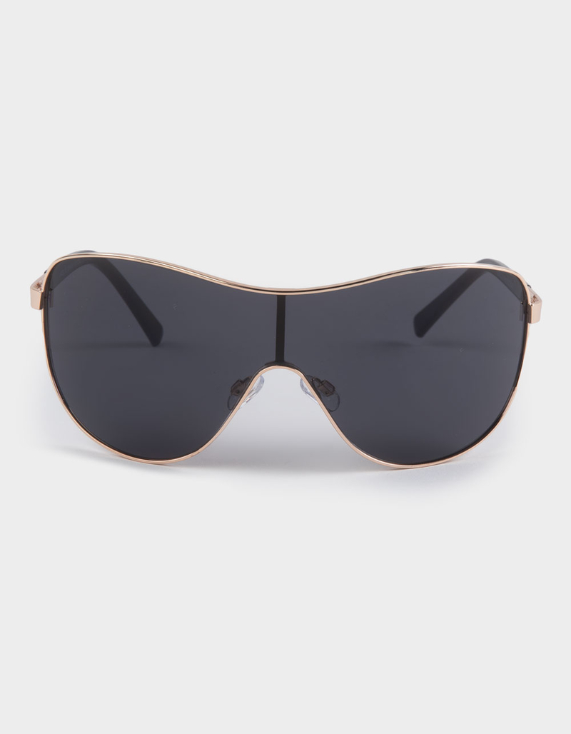 RSQ Oversized Y2K Wrap Shield Sunglasses image number 1