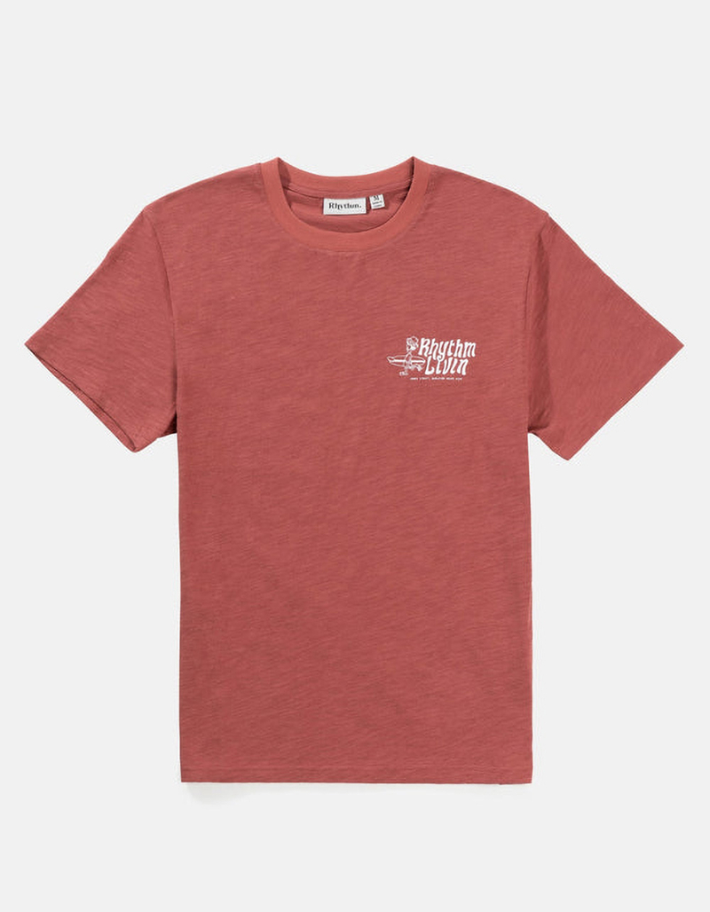 RHYTHM Livin Slub Mens Tee image number 3