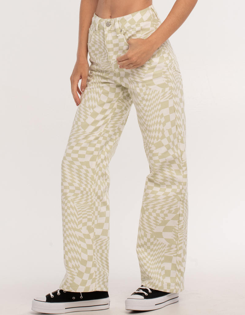 RSQ Womens Wavy Check Jeans image number 2