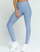 RSQ Nylon Womens Blue Leggings image number 3