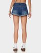 EDIKTED Rylin Low-Rise Denim Shorts image number 3