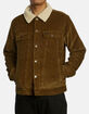 RVCA Waylon Corduroy Mens Trucker Jacket image number 1