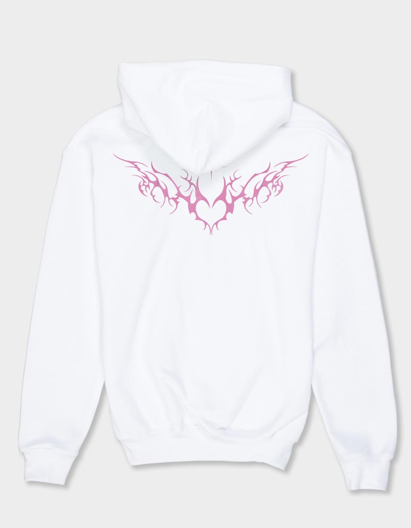 HEART Cyber Flames Unisex Kids Hoodie image number 1