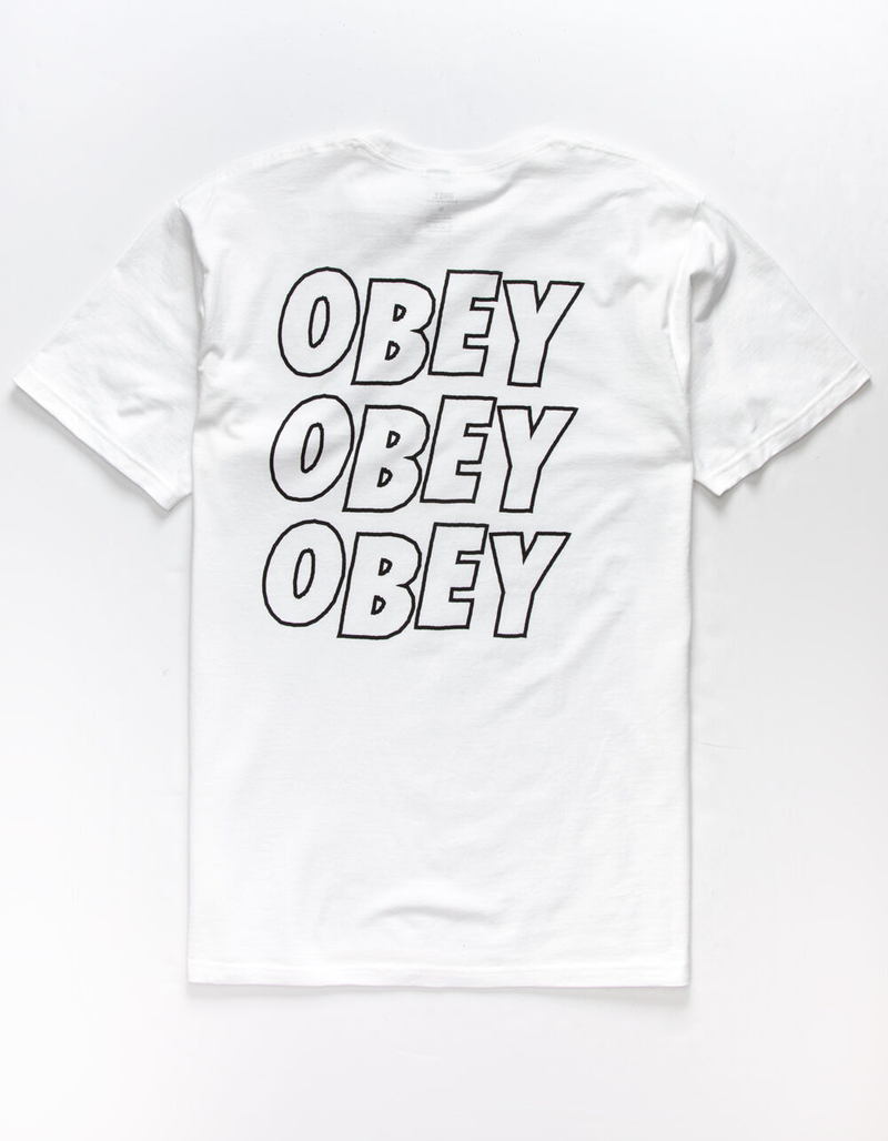 OBEY Stacked Mens T-Shirt image number 0
