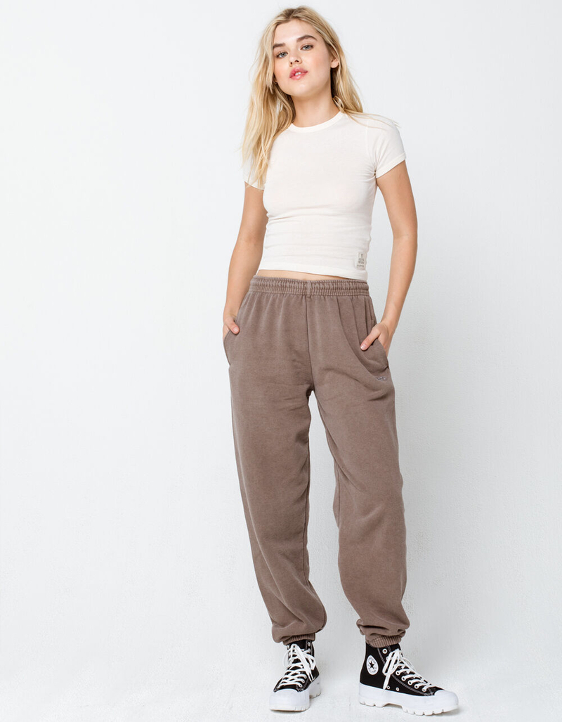 BDG Urban Outfitters Washed Womens White Baby Tee image number 3