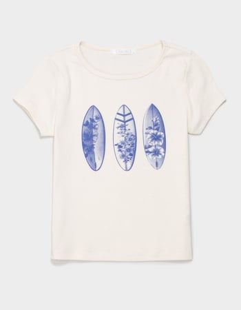 FULL TILT Surfboard Floral Girls Tee  Alternative Image