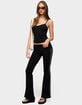 EDIKTED Yolena Ribbed V-Neck Tank Top image number 5