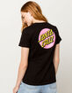 SANTA CRUZ Other Dot Black Womens Tee image number 1