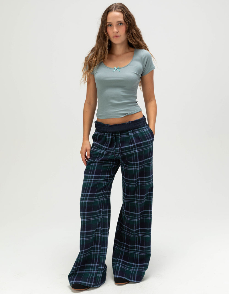 TILLYS Bow Picot Trim Womens Top image number 1