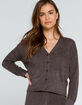 FULL TILT Cozy Button Womens Cardigan image number 2