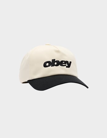 OBEY Delta 5 Panel Strapback Hat Primary Image