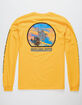 DEATH COAST SUPPLY Retro Gold Mens T-Shirt image number 1