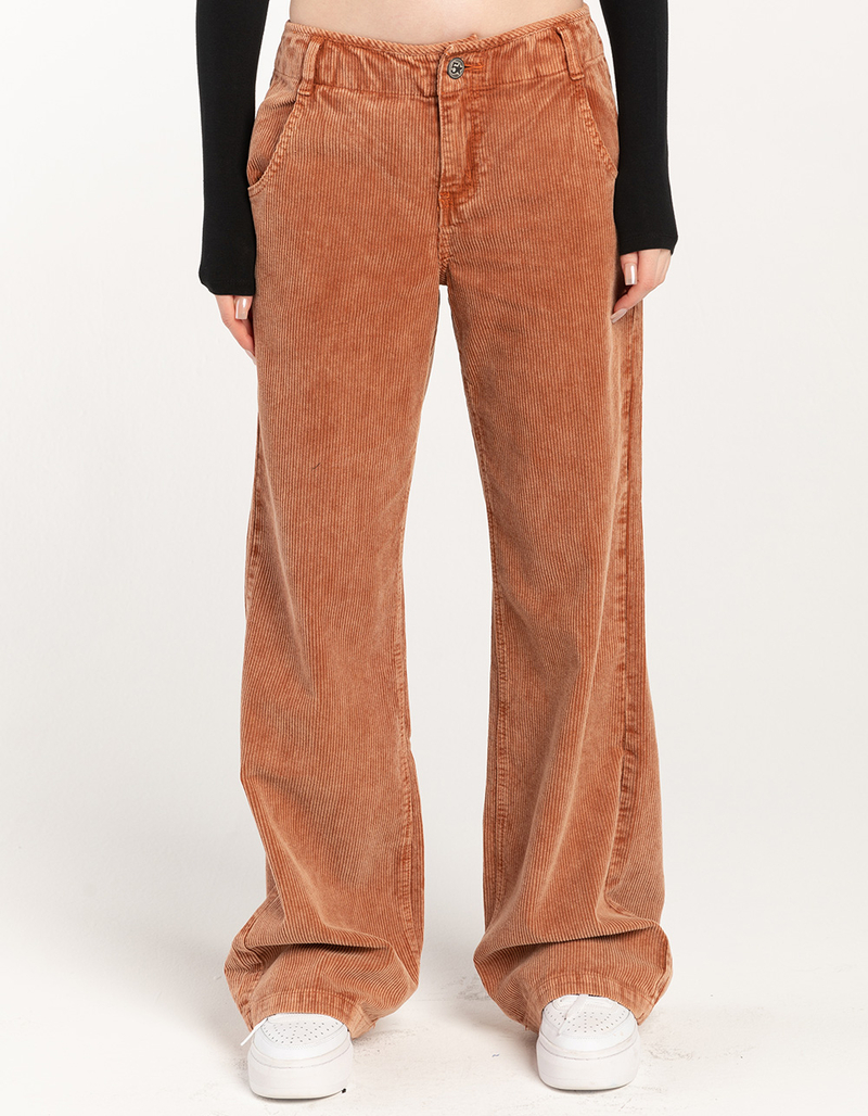 FIVESTAR GENERAL CO. Corduroy Wide Leg Womens Pants BRONZE Tillys