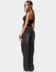 EDIKTED Aliyah Zip Low Rise Jeans image number 4