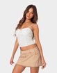 EDIKTED Textured Lacey Tank Top image number 4