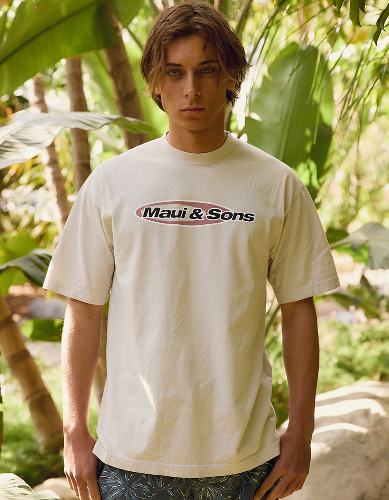 MAUI & SONS Flying Disc Mens Tee image number 0