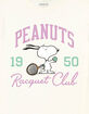 PEANUTS Racquet Club Unisex Kids Tee image number 2