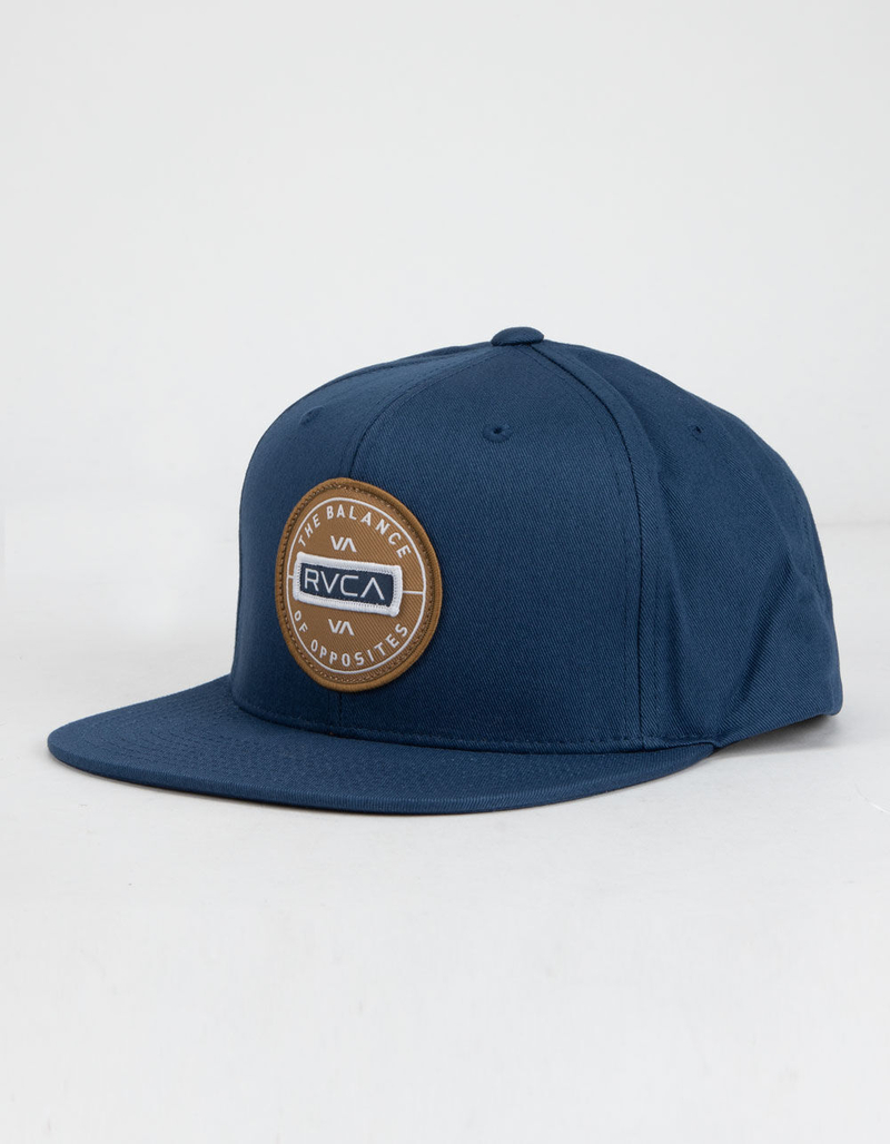 RVCA Navigate Blue Mens Snapback Hat image number 0