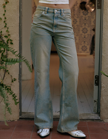 FREE PEOPLE Tinsley Womens Baggy High Rise Jeans Alternative Image