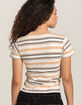 BDG Urban Outfitters Womens Striped Baby Tee image number 4