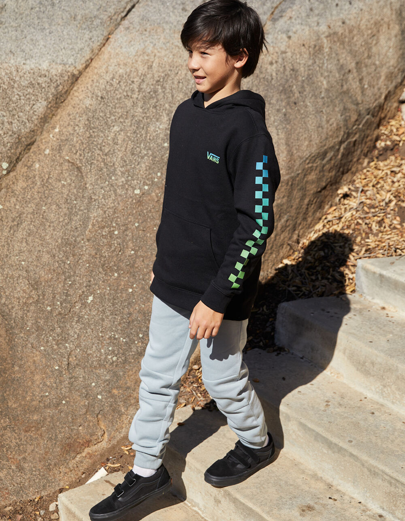 RSQ Fleece Heat Seal Boys Slate Blue Jogger Sweatpants image number 0