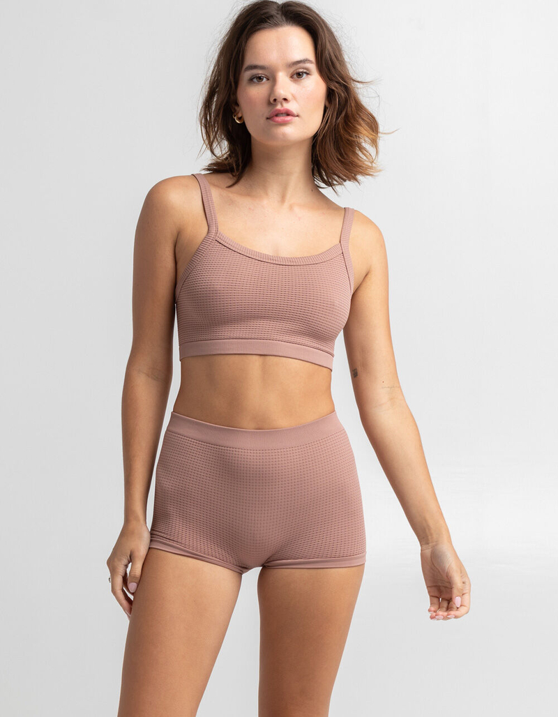 SKY AND SPARROW Stretchy Waffle Boyshorts image number 0