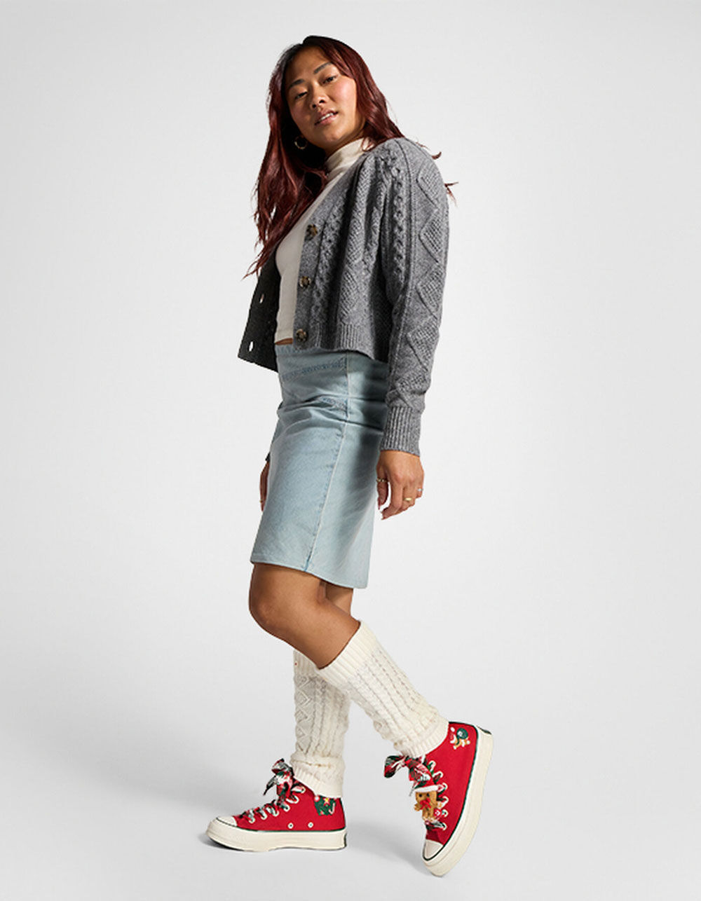 CONVERSE Chuck 70 Christmas High Top Womens Shoes - RED | Tillys