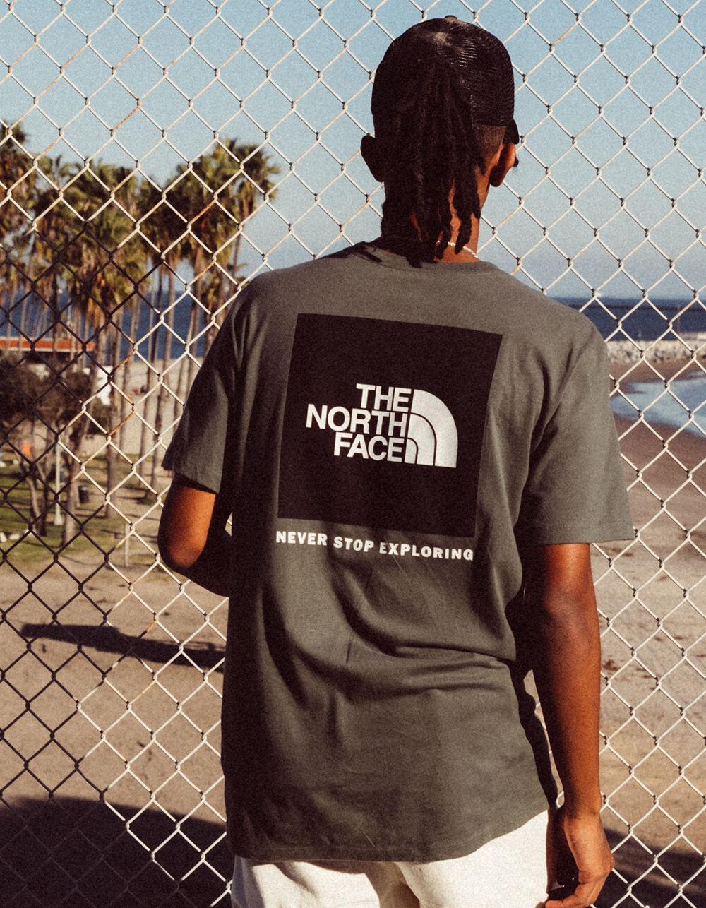 Zoomed in image of THE NORTH FACE Box NSE Mens Tee Image: 1