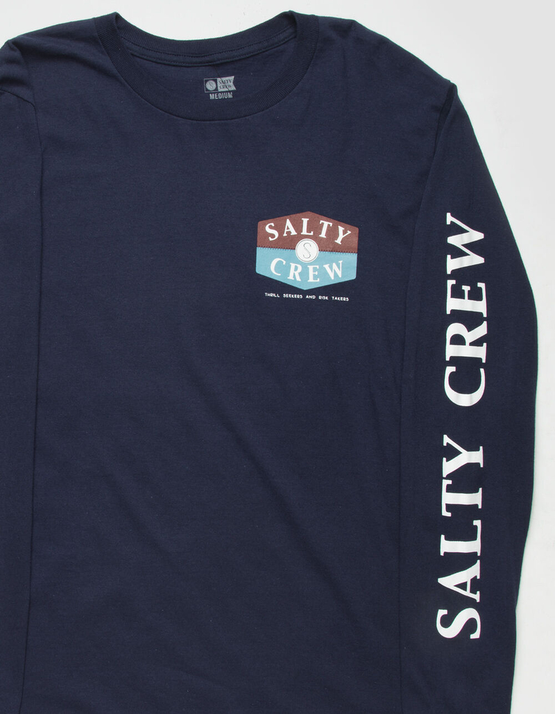 SALTY CREW Overhead Mens Navy T-Shirt image number 2