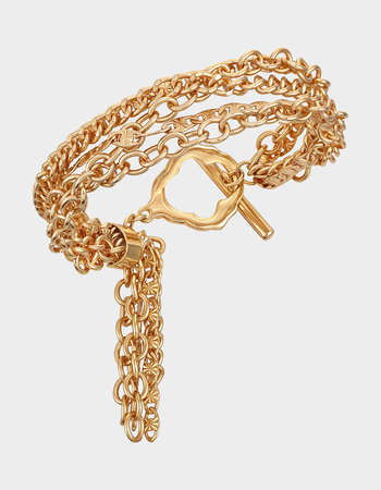 TRUE RELIGION Multi Chain Toggle Bracelet Primary Image