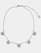 PURA VIDA Butterfly In Flight Silver Choker image number 1